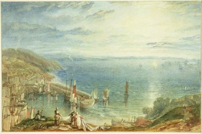 Torbay vanaf Brixham, c.1816-17 door Joseph Mallord William Turner